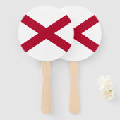 Staatsflagge Alabama Fächer (Vorne und Hinten)