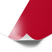 Staatsflagge Alabama Fotodruck (Ecke)