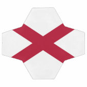 Staatsflagge Alabama Fußball (Flach)