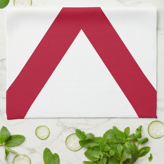 Staatsflagge Alabama Geschirrtuch (Gefaltet)