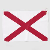 Staatsflagge Alabama Golfhandtuch (Horizontal)