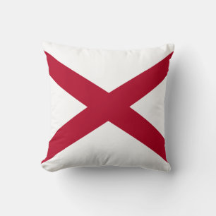 Staatsflagge Alabama Kissen