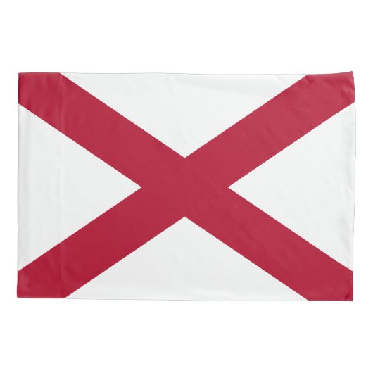 Staatsflagge Alabama Kissenbezug (Rückseite)