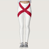Staatsflagge Alabama Leggings (Vorderseite)