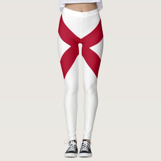 Staatsflagge Alabama Leggings (Vorderseite)