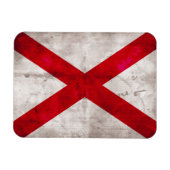Staatsflagge Alabama Magnet (Horizontal)