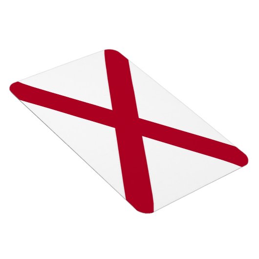 Staatsflagge Alabama Magnet (Rechte Seite)