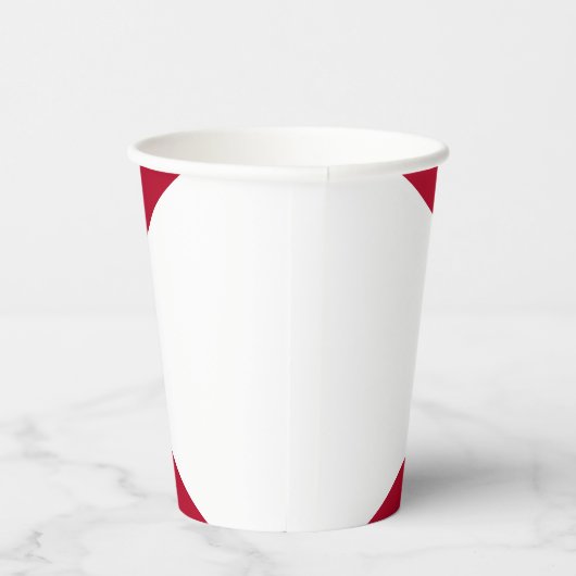 Staatsflagge Alabama Pappbecher (Rechts)