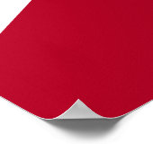 Staatsflagge Alabama Poster (Ecke)