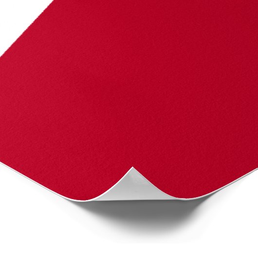 Staatsflagge Alabama Poster (Ecke)