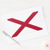 Staatsflagge Alabama Rechteckiger Aufkleber (Umschlag)