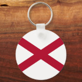 Staatsflagge Alabama Schlüsselanhänger (Rückseite)