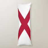 Staatsflagge Alabama Seitenschläferkissen (Rückseite (Vertikal))
