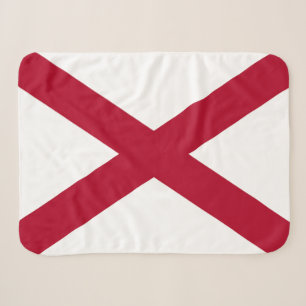 Staatsflagge Alabama Sherpadecke