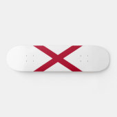 Staatsflagge Alabama Skateboard (Horizontal)