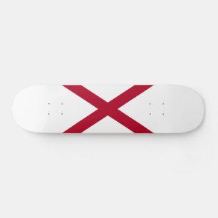 Staatsflagge Alabama Skateboard