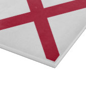 Staatsflagge Alabama, St. Andrew Crimson Cross Schneidebrett (Ecke)