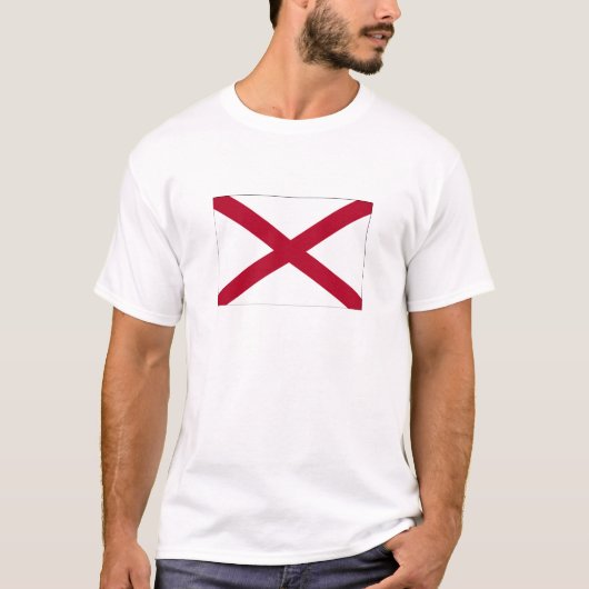 Staatsflagge Alabama T-Shirt (Vorderseite)