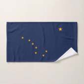 Staatsflagge Alaska Badhandtuch Set (Handtuch)