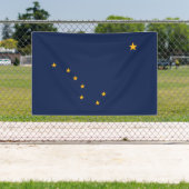 Staatsflagge Alaska Banner (Insitu)