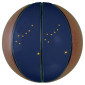 Staatsflagge Alaska Basketball (Vertikal)