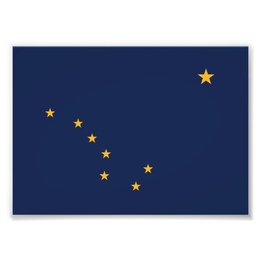 Staatsflagge Alaska Fotodruck (Vorne)