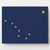 Staatsflagge Alaska Fotoplatte (Vorderseite)