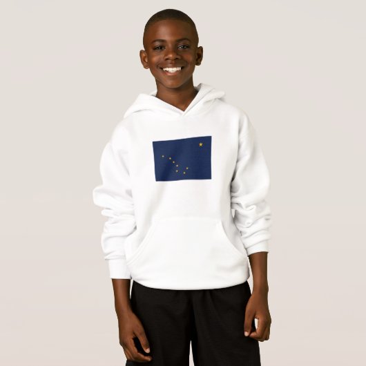 Staatsflagge Alaska Hoodie (Vorne ganz)