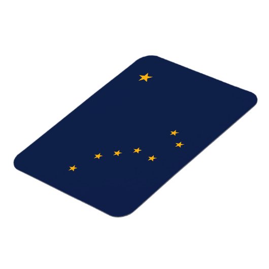 Staatsflagge Alaska Magnet (Linke Seite)