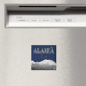 Staatsflagge Alaska Mt McKinley Magnet (In Situ (Geschirrspüler))