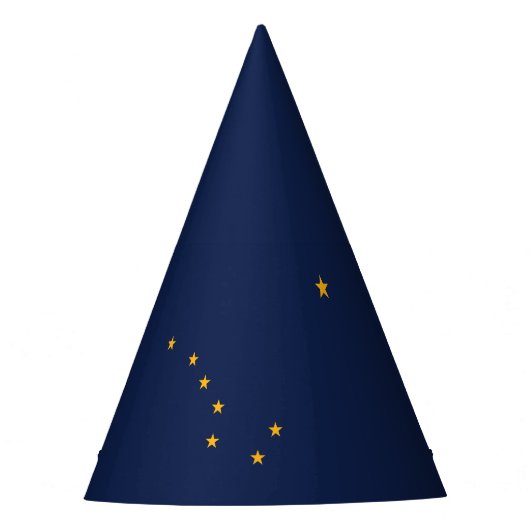 Staatsflagge Alaska Partyhütchen (Vorderseite)