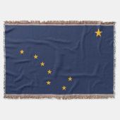 Staatsflagge Alaska Print Patriotic Decke (Vorderseite)