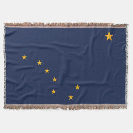 Staatsflagge Alaska Print Patriotic Decke