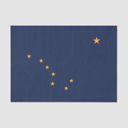 Staatsflagge Alaska Seidenpapier (Vorderseite)