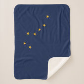 Staatsflagge Alaska Sherpadecke (Vorderseite)