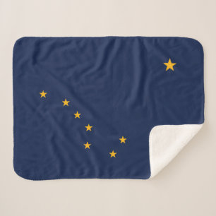 Staatsflagge Alaska Sherpadecke