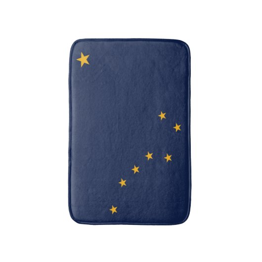 Staatsflagge Alaska, USA Badematte (Vorderseite Vertikal)