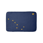 Staatsflagge Alaska, USA Badematte (Vorderseite)