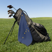 Staatsflagge Alaska, USA Golfhandtuch (Gras)