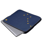 Staatsflagge Alaska, USA Laptopschutzhülle (Vorne Knopf)