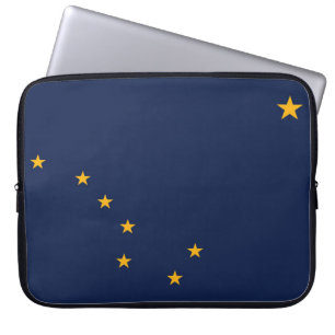 Staatsflagge Alaska, USA Laptopschutzhülle