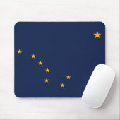 Staatsflagge Alaska, USA Mousepad (Mit Mouse)