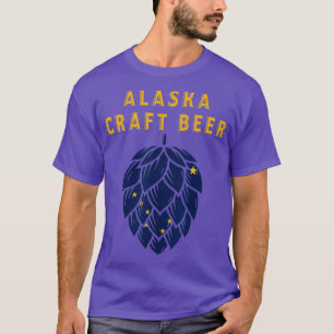 Staatsflagge Alaska Vereinte Staaten des Handwerks T-Shirt