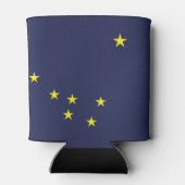 Staatsflagge Alaskas Dosenkühler (Rückseite)