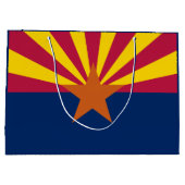 Staatsflagge Arizona Große Geschenktasche Geschenktüte (Rückseite)