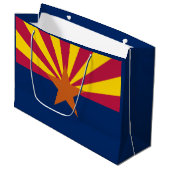 Staatsflagge Arizona Große Geschenktasche Geschenktüte (Vorderseite Schrägansicht)