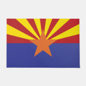 Staatsflagge Arizona, USA Fußmatte (Vorderseite)