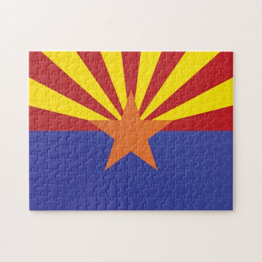 Staatsflagge Arizona, USA Puzzle (Horizontal)