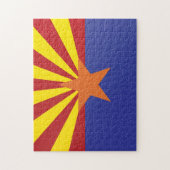Staatsflagge Arizona, USA Puzzle (Vertikal)
