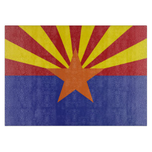 Staatsflagge Arizona, USA Schneidebrett